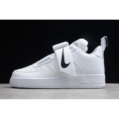 Nike Air Force 1 Utility Beyaz / Siyah Kaykay Ayakkabı Türkiye - RI633QRE